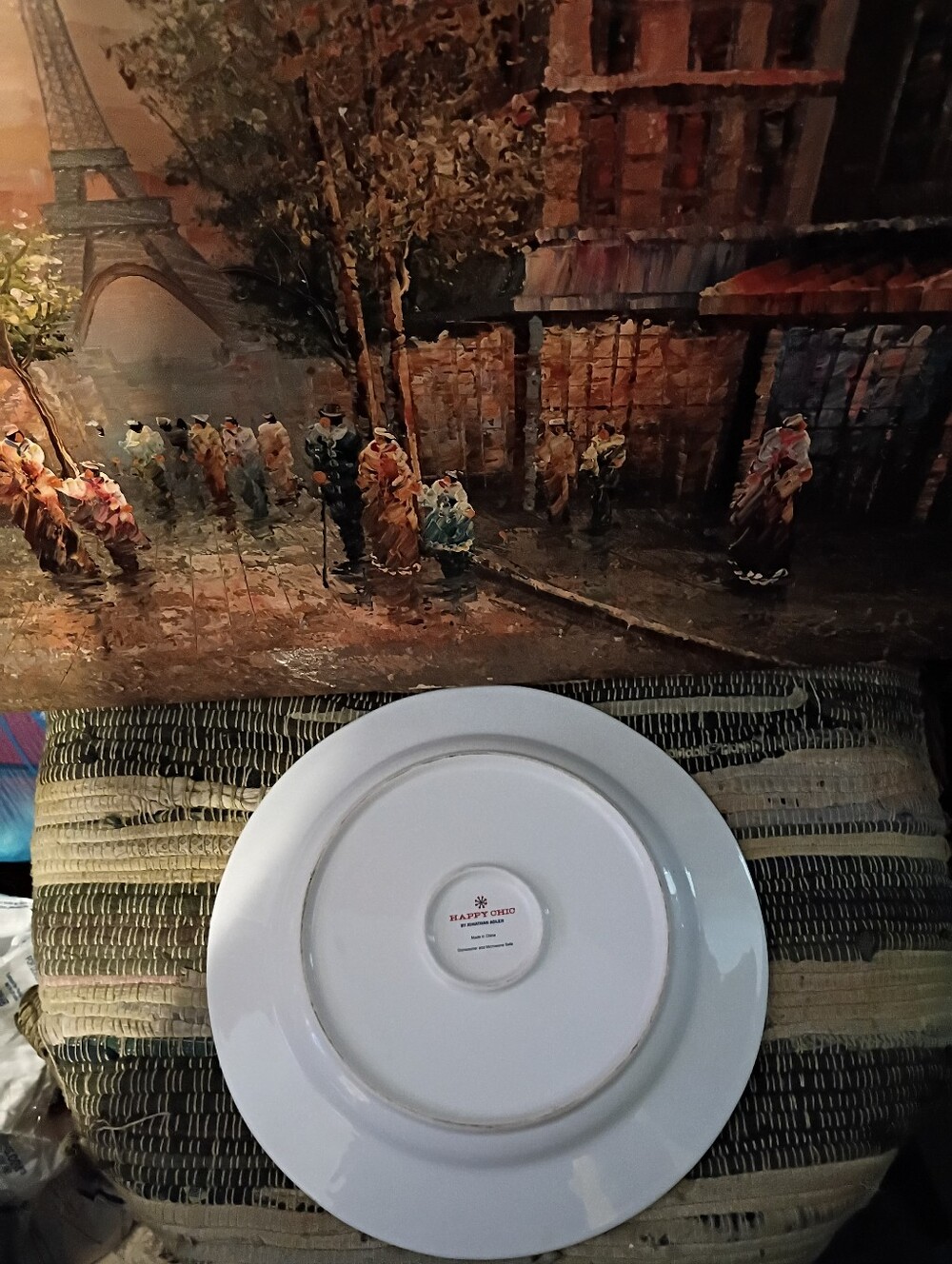 Happy Chic 🎉 White Dinner Plate - Classic White Porcelain By Jonathan Adler.